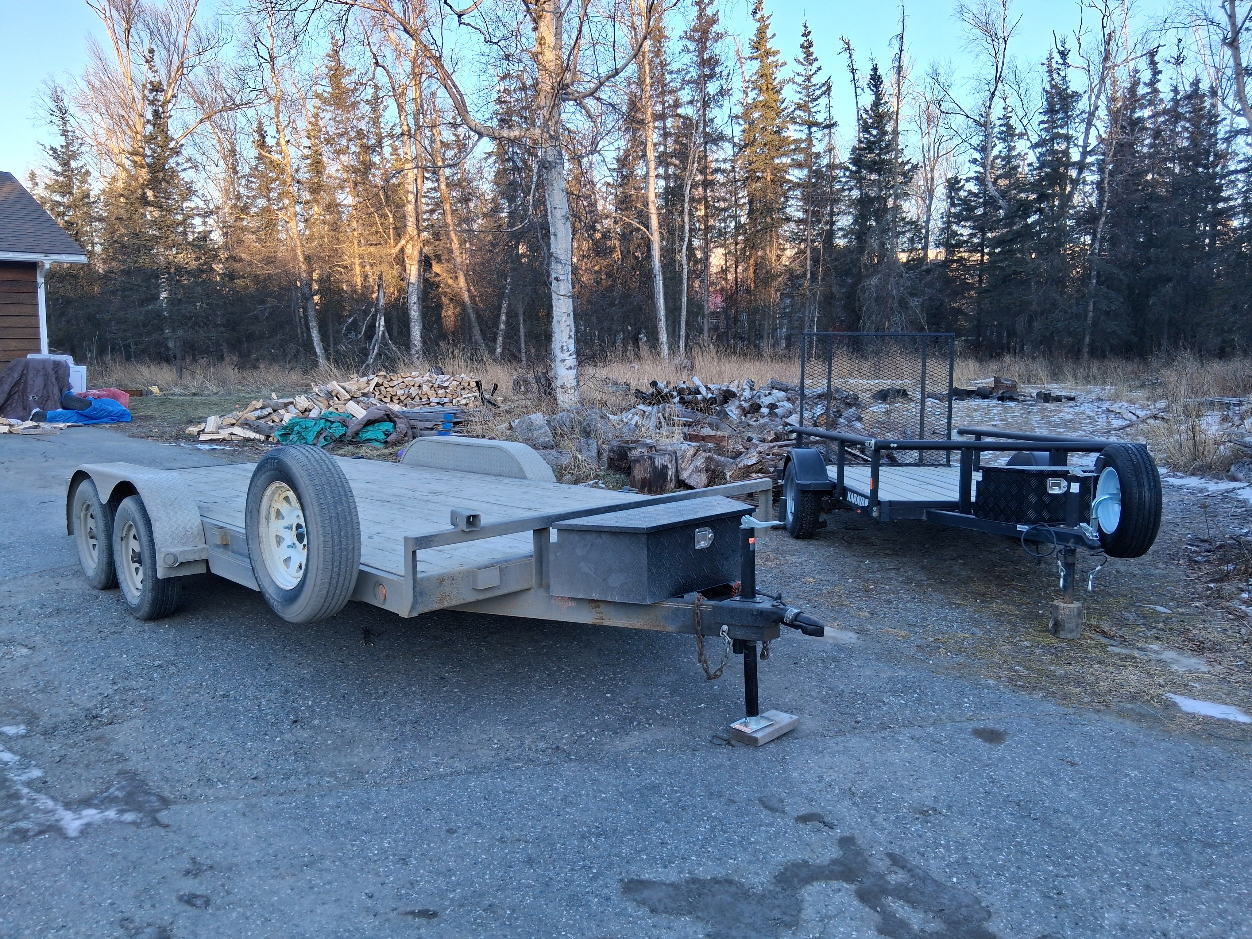 Car hauler and utility trailer rentals available in Wasilla, Alaska - AK49 Trailer Rentals
